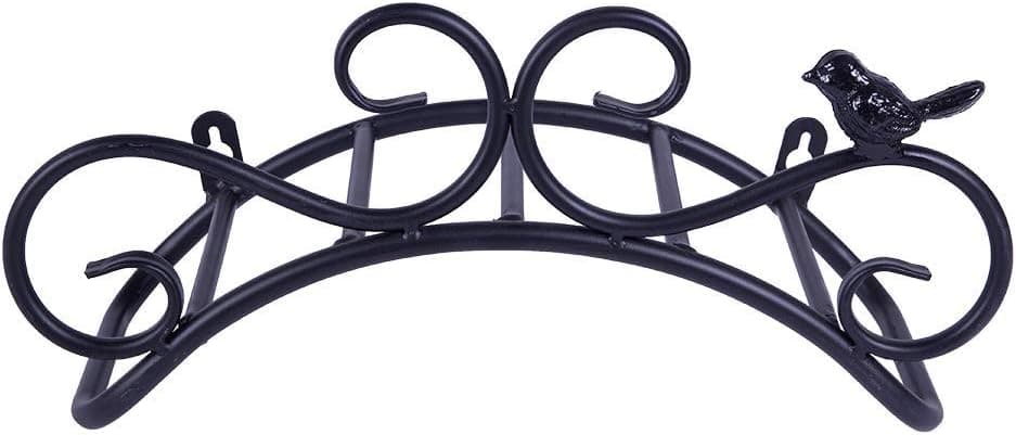 TiTa-Dong Metal Hose Hanger,Wall Mounted Water Hose Hanger Water Pipe Storage Rack,Iron Art Bird Shape Brackets Hanging Garden Expanding Hose Holder