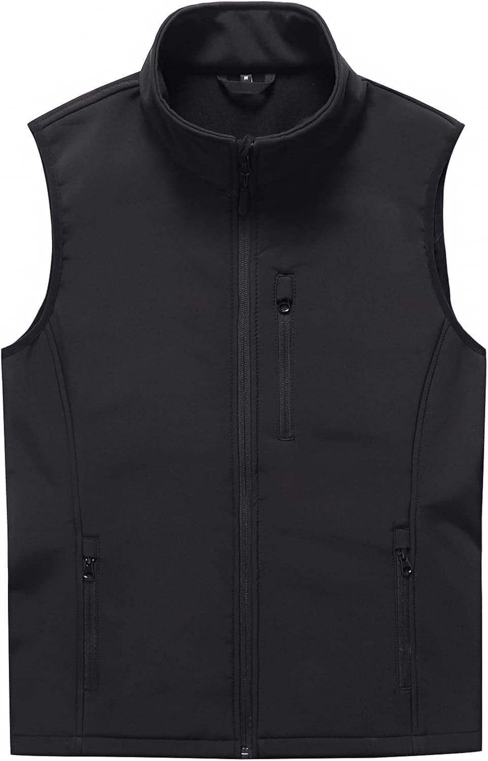 DAFENGEA Men's Fleece Vest Full-Zip Warm Lightweight Sleeveless Jacket Polar Sweater Outerwear Vest with Pockets