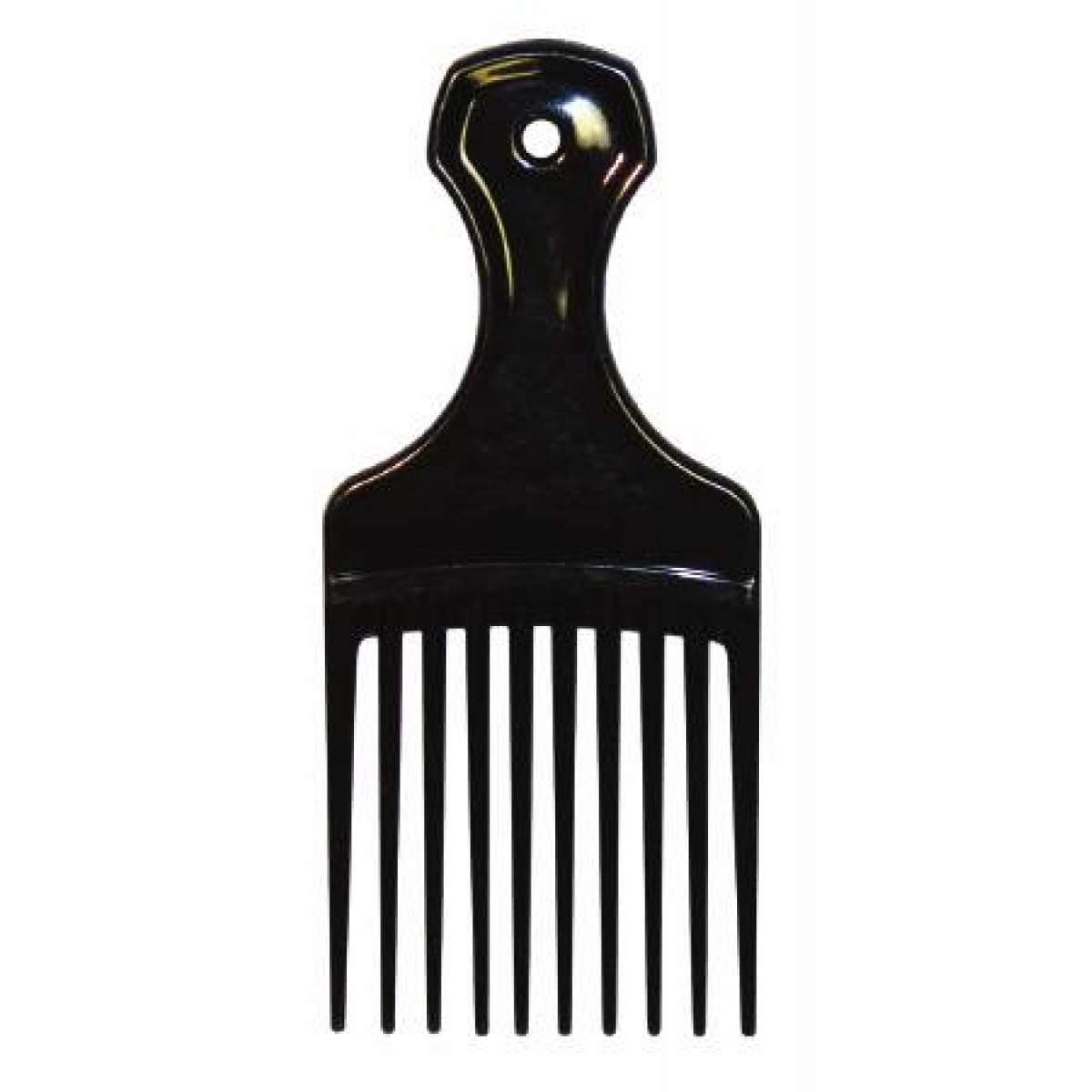Comfort Plastic Mini Comb & Lift Hair Pick (Pack of 12) Black