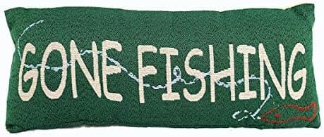 Woodland Creek "Gone Fishing Tapestry Pillow