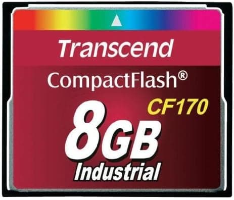 Transcend 8 GB CompactFlash (CF) Card - 1 Card (TS8GCF160)