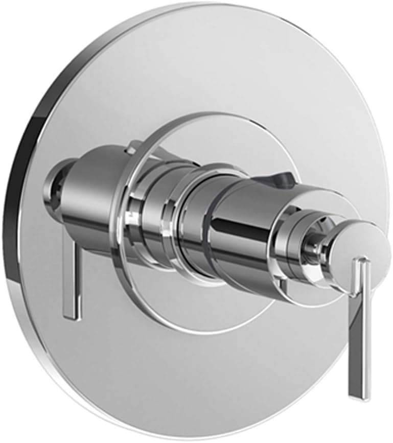 Jado 847131.100 Stoic Pressure Balance Shower Valve and Trim with Cy Handle, Polished Chrome