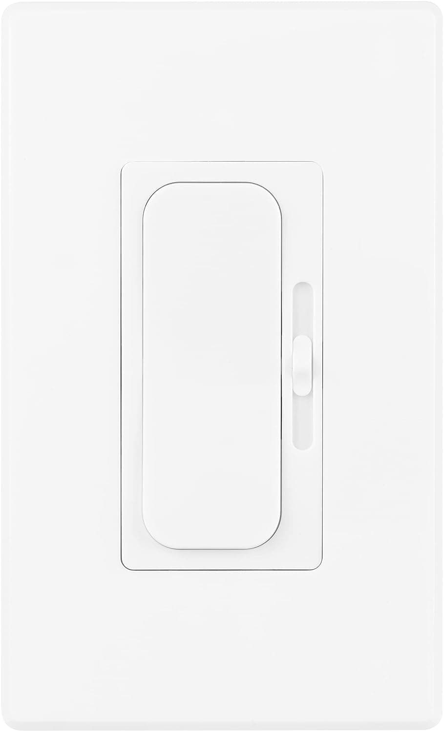 LB17021 LED Dimmer Switch - On/Off Wall Dimmer Switch with Dimmable Slide, for LED/CFL/Incandescent/Halogen Bulbs - 3 Way Single Pole, 600W max, Cover Plate Included