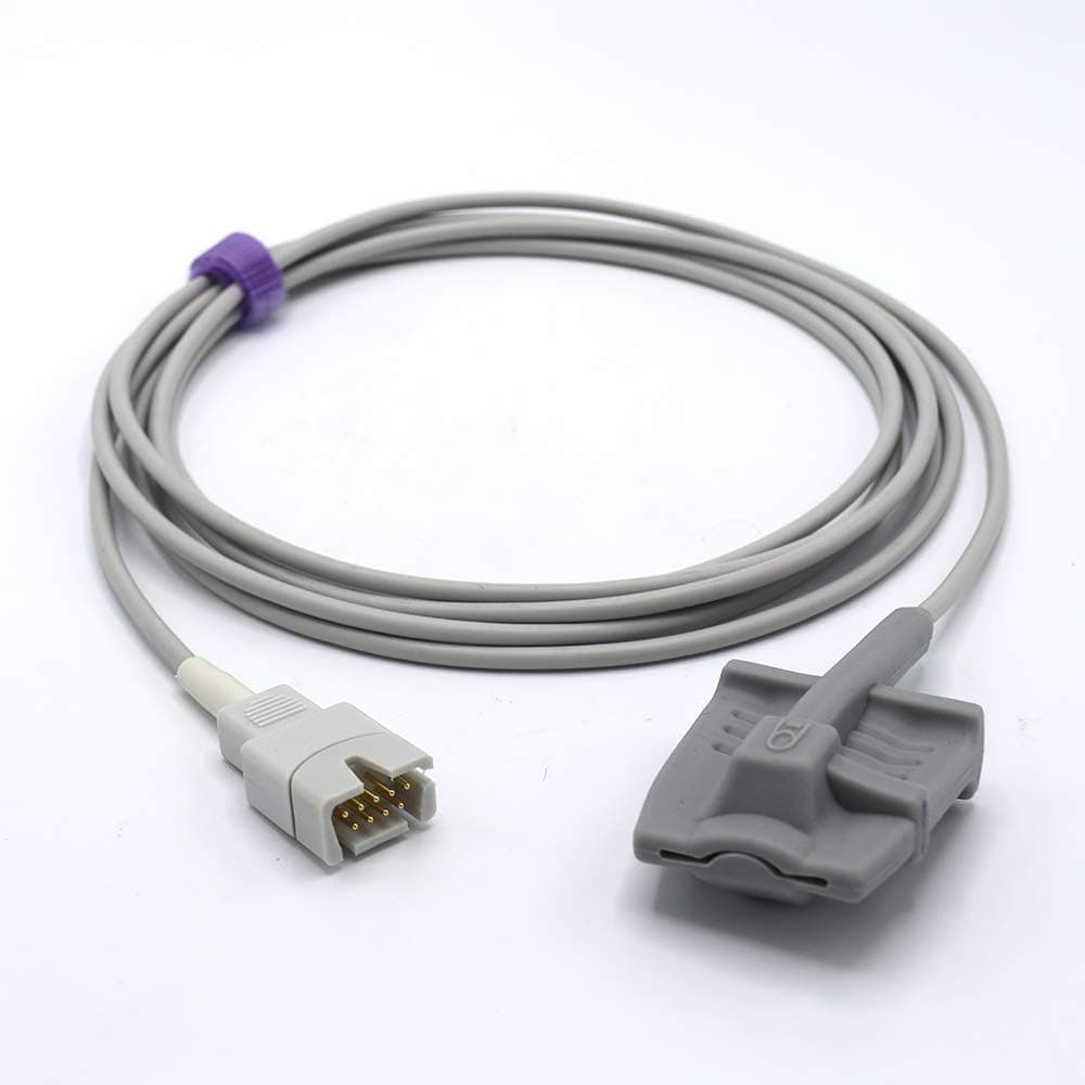 Compatible Masimo Reusable Spo2 Sensor Probe, 2653 LNCS DB-I Adult Soft, 3.2 ft 9 Pins Connector