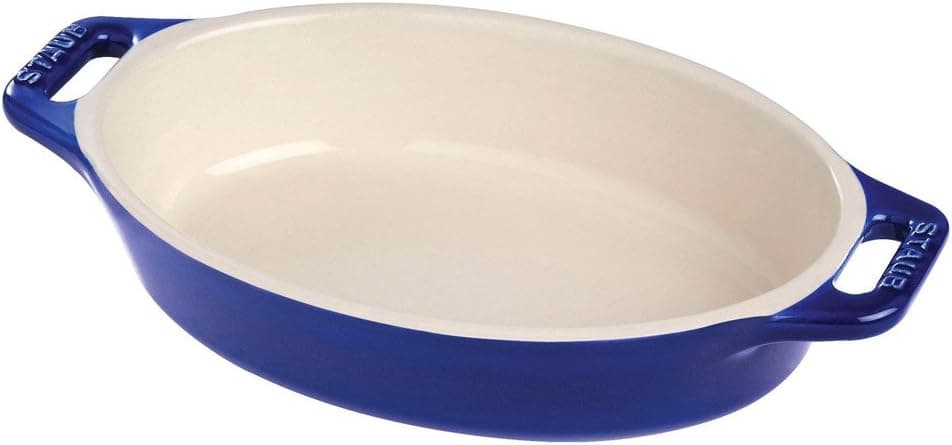 Staub Oval Dish, Dark Blue, 1.1 qt. - Dark Blue