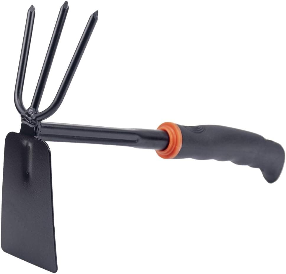 Garden Hoe, Multi-Purpose Carbon Steel Hoe, Suitable for transplanting, Weeding, loosening and Other Gardening Work…