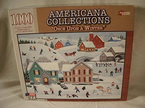 Jigsaw Puzzle 1000 Piece Americana Collections Once Upon a Winter
