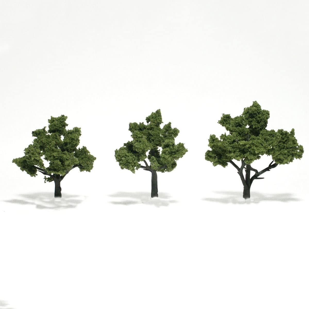 Woodland Scenics Light Green Ready Made Trees 3 - 4"
