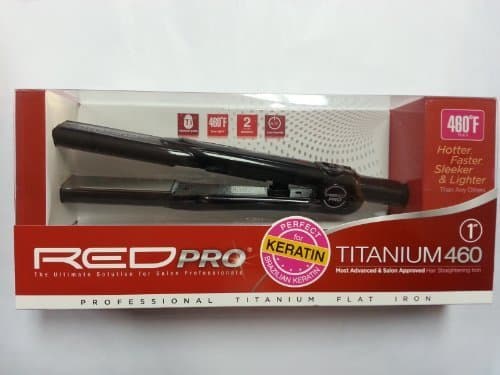 Red Pro Titanium 460 Flat Iron 1 Inch by Red