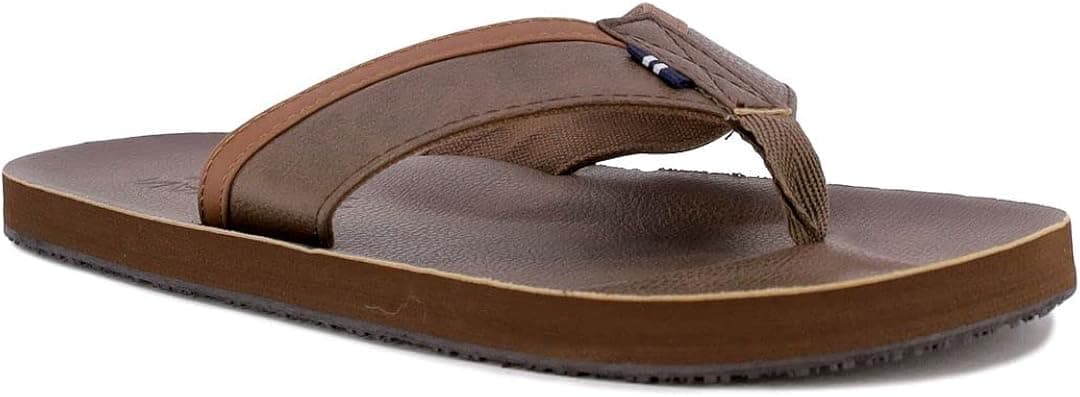 Nautica Men's Flip Flop, Beach Sandal, Boat Slide, Water Slippers