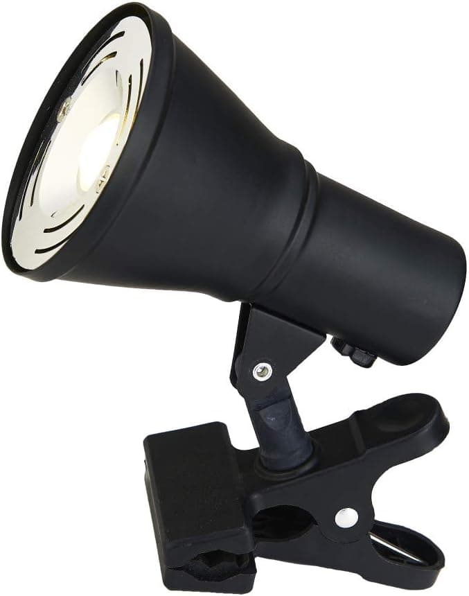 Catalina 21500-000 Casual Adjustable LED Clip On Desk Lamp Spotlight, 4.75", Black