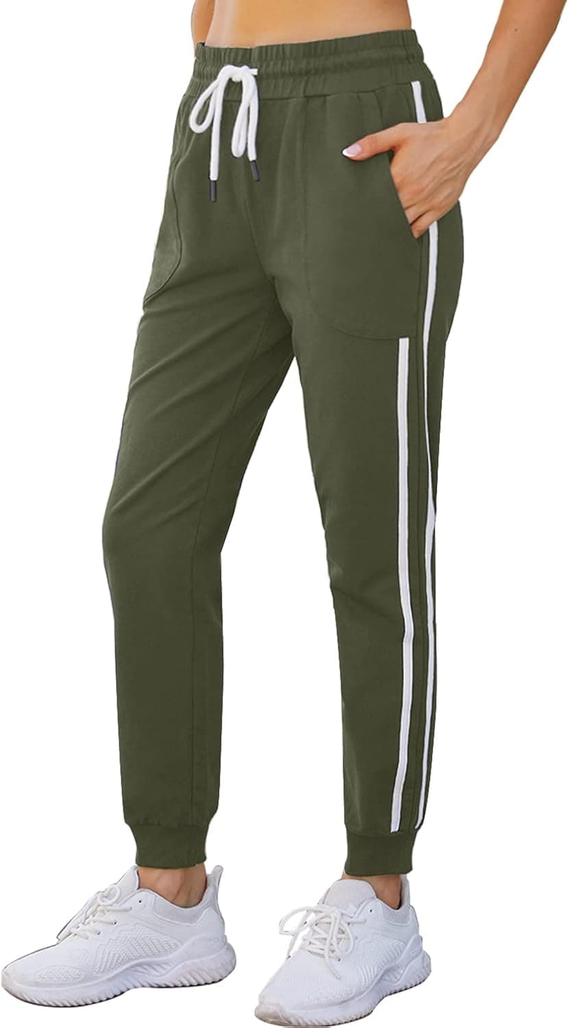 SPECIALMAGIC Capri Sweatpants for Women Casual Capri Pants Capri Joggers Sports Pants Cropped Joggers with Pockets