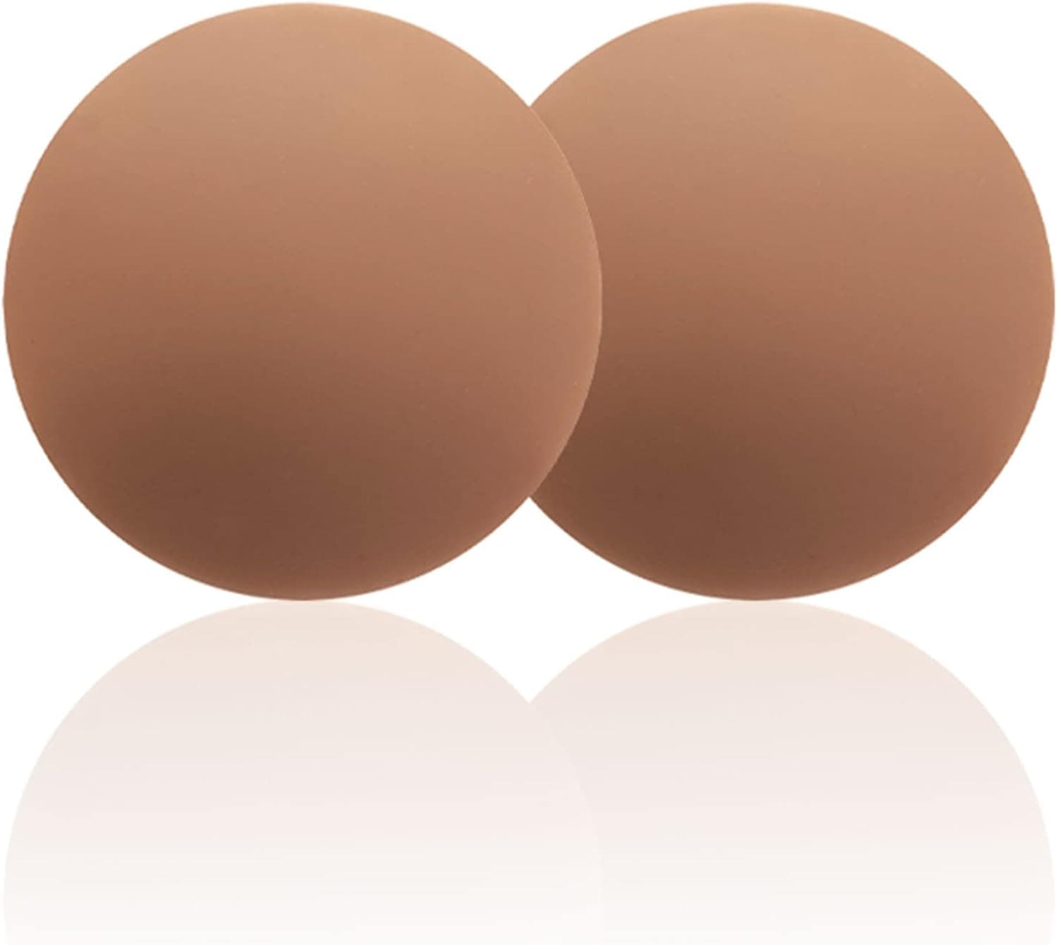 EssentiallyWomen Simply Women Silicone Pasties, Nipple Covers, Reusable Nipple Cover, Fits Sizes A-DD Coco