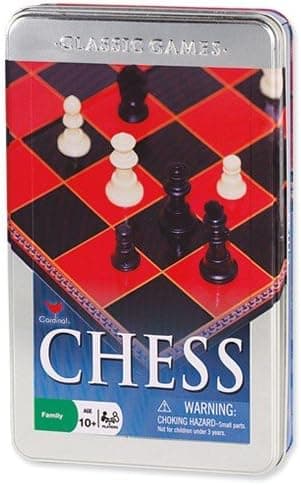 Cardinal Games 58312 Chess Set in a Tin New