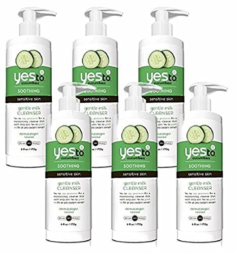Yes to Cucumbers Gentle Milk Cleanser 6 fl oz (170 g) (Pack of 6)