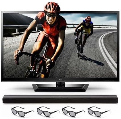 LG 55LM4700 55" 1080p 120Hz LED 3D TV w/ Soundbar