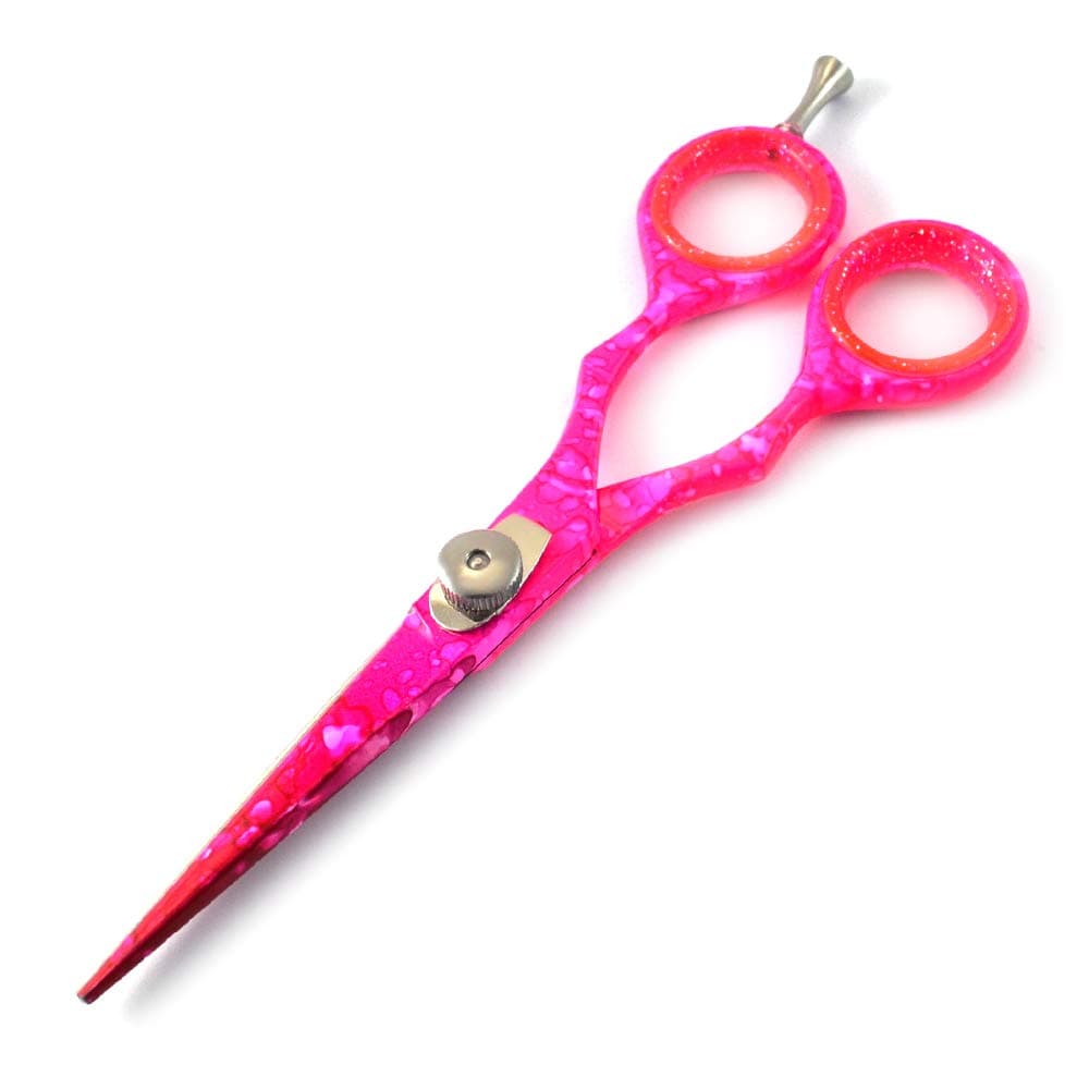 Range of professional Barber Hair Cutting Scissors Hairdressing Shears Styling Mustache Beard Haircut 4.5'', 5.0'', 5.5'', 6.0'' (5.5'', Pink)
