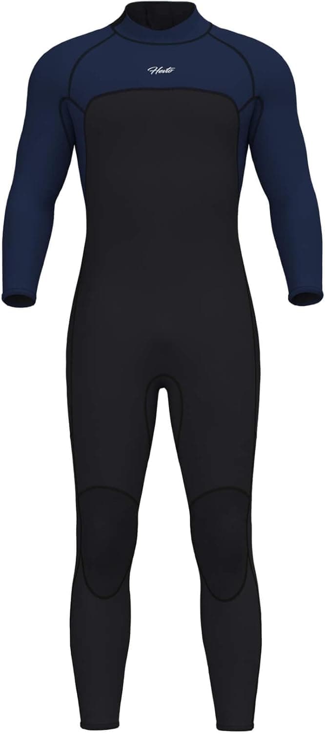 Hevto Women Full Wetsuits Surfing 3mm Neoprene Keep Warm Scuba Diving Suit Plus Size for Water Sports