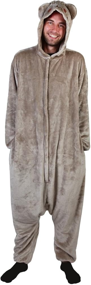 Pusheen Kigurumi Hooded One Piece Zip-up Suit, Multi, One Size