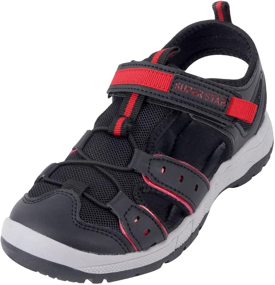 MERRYBOAT Sandals for Boys Sandal Little Boys Sandals Sport Girls Closed Toe Sandals Outdoor Sport (Toddler/Little Kid/Big Kid) ADD ONE SIZE