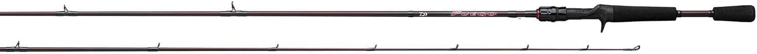 Daiwa Fuego Baitcasting Rod 6ft 9in Heavy 1 Piece, Black (FGO691HFB)