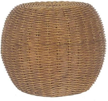 Houseworks, Ltd. Dollhouse Miniature Resin Wicker Ottoman