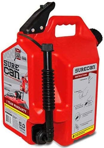 Sure Can 5 Gallon Gasoline Can, SUR50G1 (SUR50G1)