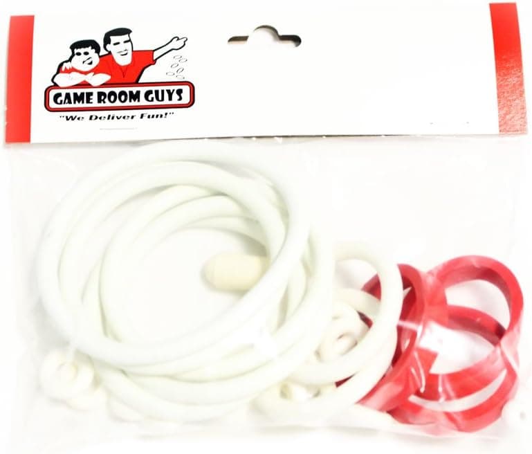 Game Room Guys White Rubber Ring Kit Compatible with Evel Knievel Home Version Pinball Machine