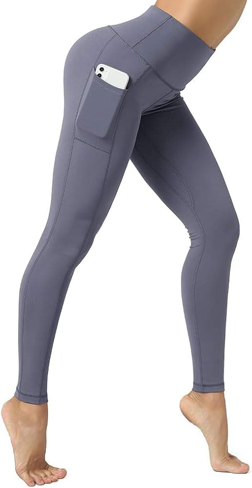 CLUCI High Waist Yoga Leggings for Women Tummy Control Workout Pants Non-See Through 4 Way Stretch with Pocket