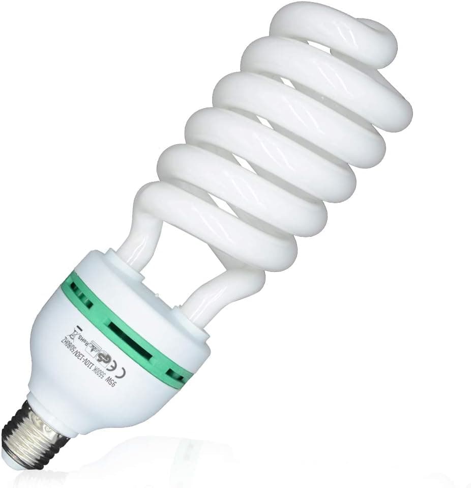 MOUNTDOG 95W 5500K Lighting Bulb Photography Daylight Balanced Bulb for Soft Box Lighting Photo Studio Lamp Photography Photo Video Studio