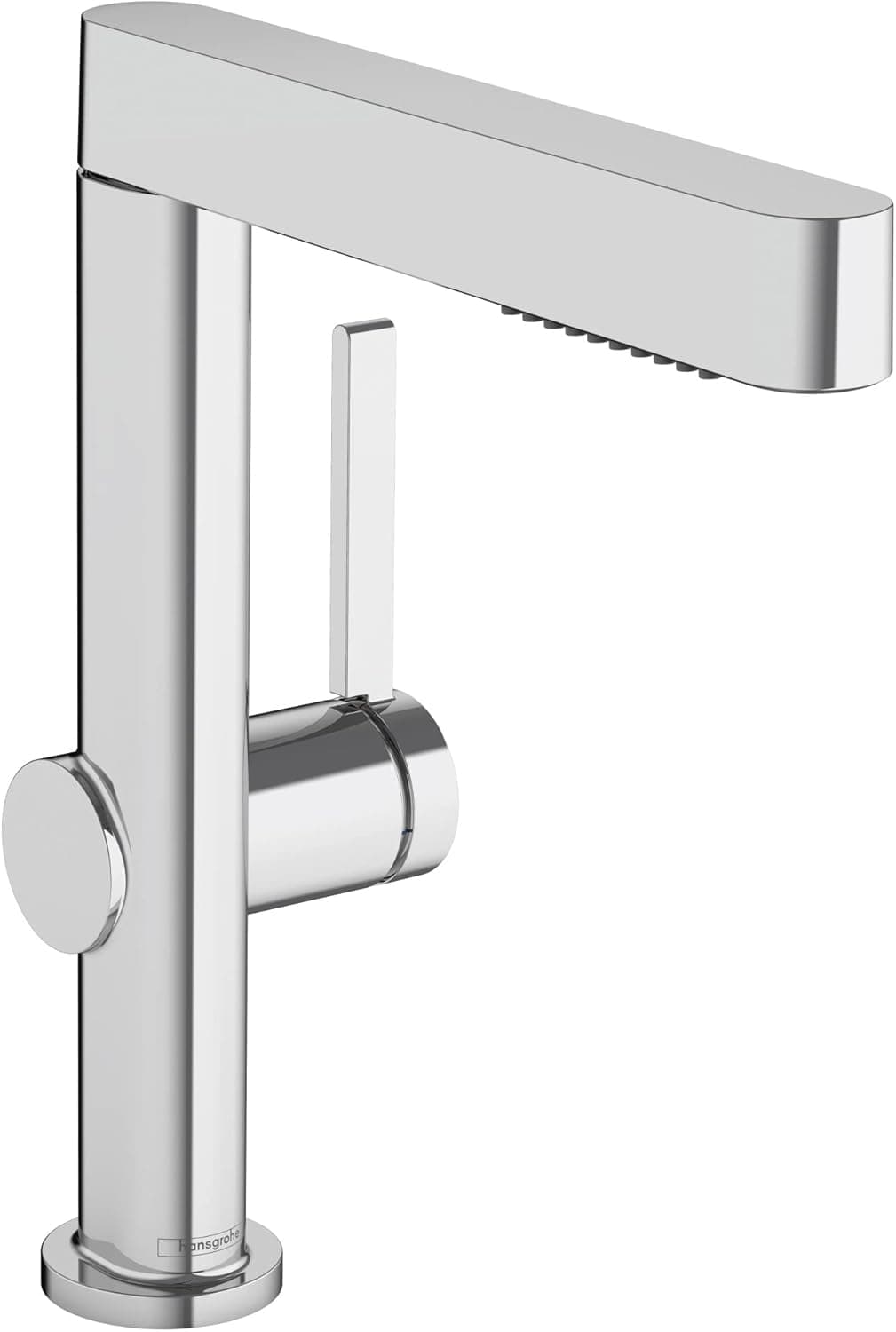 hansgrohe Finoris Modern 1-Handle 1-Hole 10-inch Tall Bathroom Sink Faucet in Chrome, 76063001
