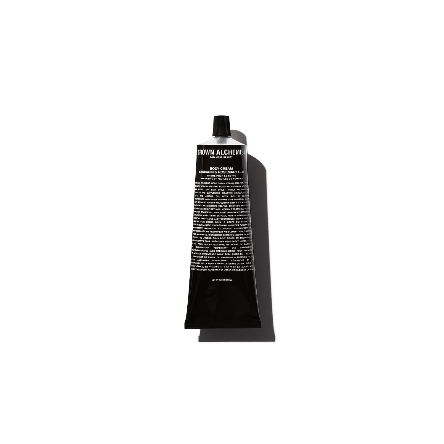 Grown Alchemist Body Cream - Mandarin and Rosemary Leaf. Nourishing Moisturizer Cream that Repairs and Balances Dry Skin (120ml).