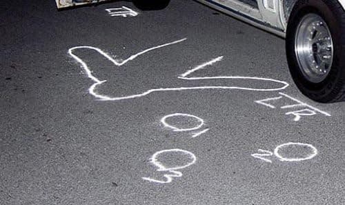 EVI-PAQ Reflective Crime Scene Chalk, 3 Sticks
