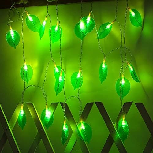 DSstyles LED String Light Battery Powered,Garden Lights,Outdoor Lights,Fairy Lights,Christmas Lights,Party Lights,Mood Light,Wedding Decorative, Warm White 1.5m 10 Lights