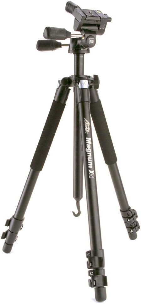 Davis & Sanford MAGNUMXG Magnum Grounder Tripod with 3-Way Fluid Pan Head (Black)