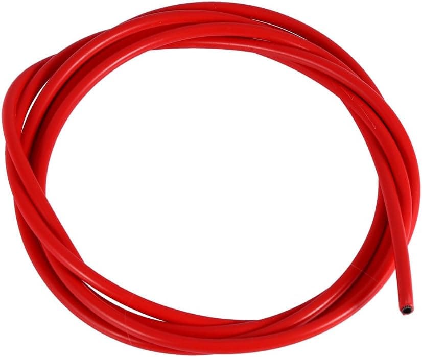 VGEBY Brake Wire 2m Brake Shift Cable Housing Hose Kit Accessory for Mountain Bicycle (4mm-Red)