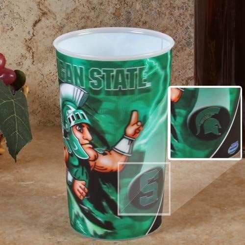NCAA Michigan State Spartans 3D Holographic 22oz. Plastic Cup