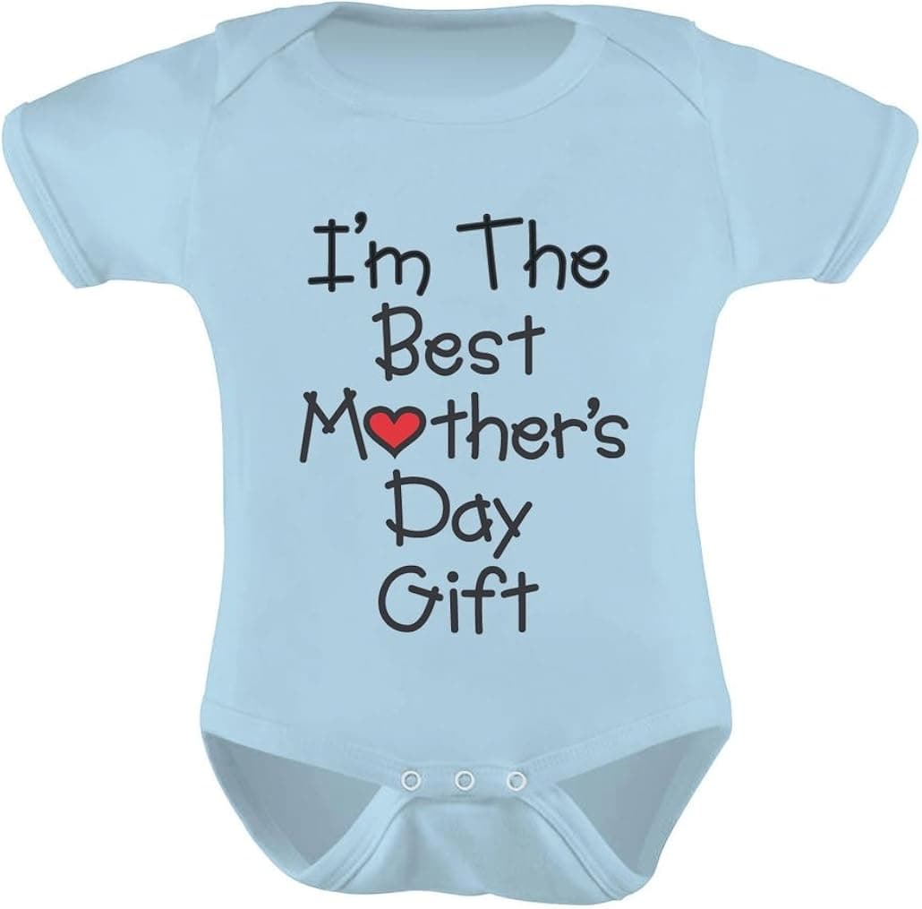 I'm The Best Cute Baby Boy Girl Bodysuit 24M Aqua