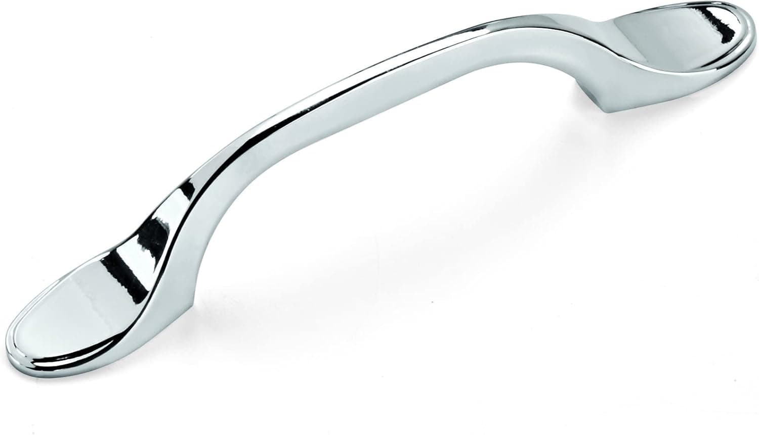 Amerock | Cabinet Pull | Polished Chrome | 3 inch (76 mm) Center-to-Center | Ravino | 1 Pack | Drawer Pull | Drawer Handle | Cabinet Hardware