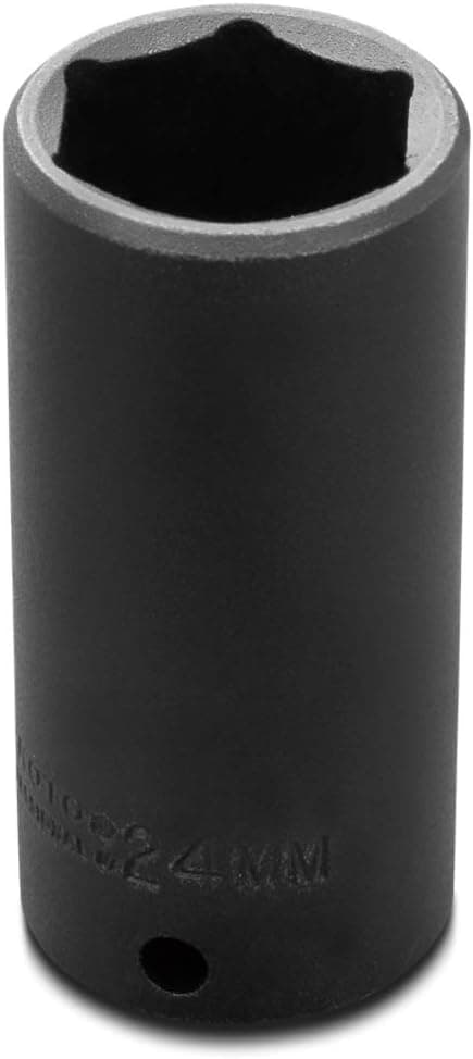 Stanley Proto J7024M 6 Point 3/8" Drive Deep Impact Socket, 24mm