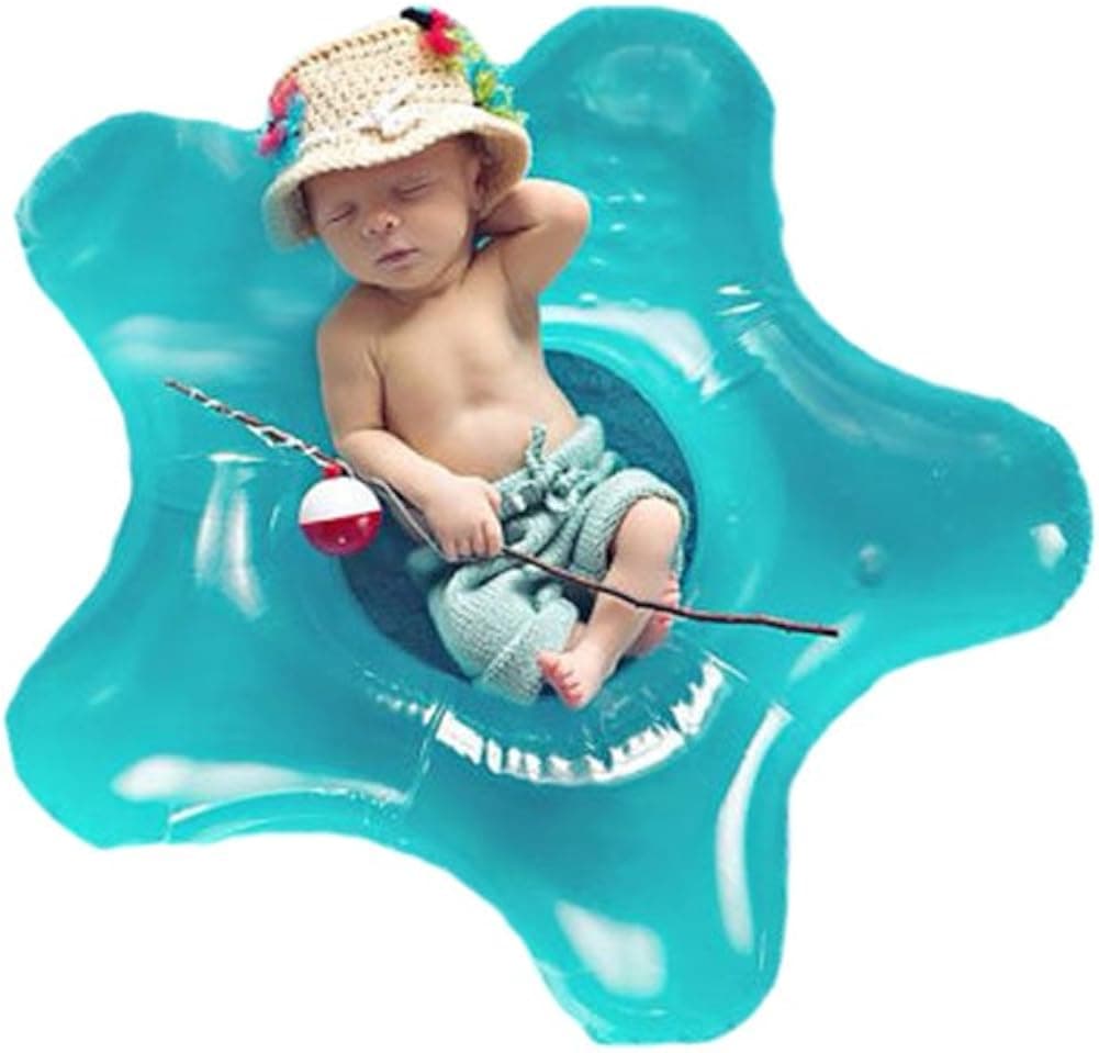 CX-Queen Baby Photography Prop Crochet Knit Newborn Fisherman Fishing Hat Pants