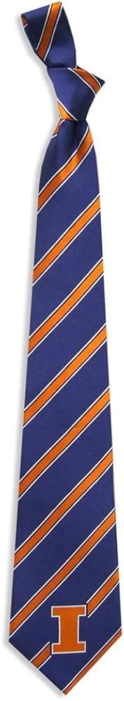 Illinois Fighting Illini Collegiate Woven Polyester Necktie