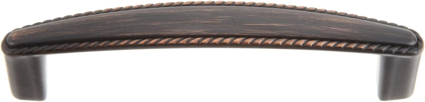 Taymor 20-1614ORB Nautilus Rope Edge 3-3/4-Inch Pull, Oil Rubbed Bronze