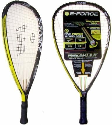 E-Force Breakout Racquetball Racquet Grip Size: 3 5/8"