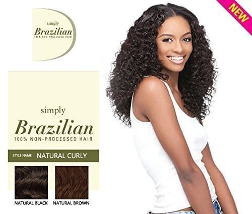 Outre SIMPLY Brazilian 100% Non-Processed Hair NATURAL CURLY (12", Natural Black)