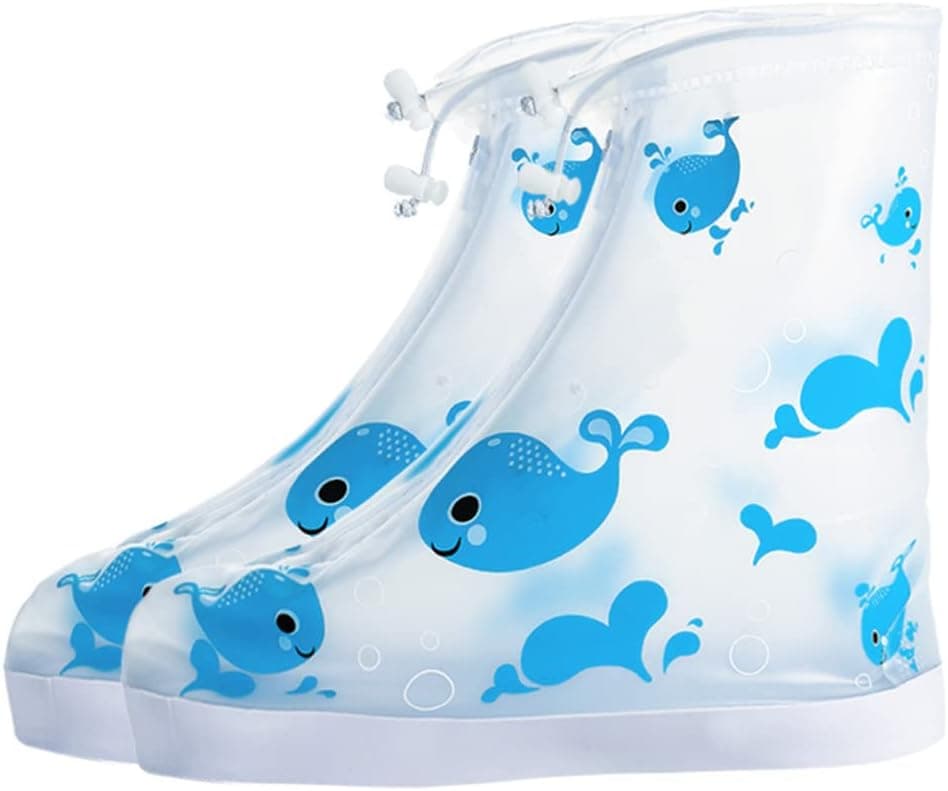 GUIGU Kids Shoes Cover Waterproof Slip-Resistant Overshoes for Cycling/Mountaineering/Rain