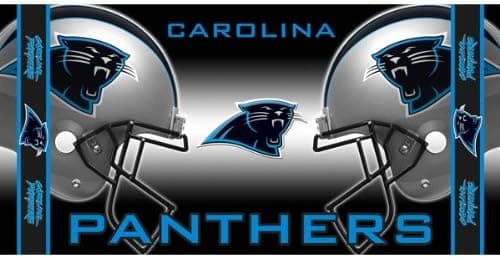 Carolina Panthers Fiber Reactive Beach Towel