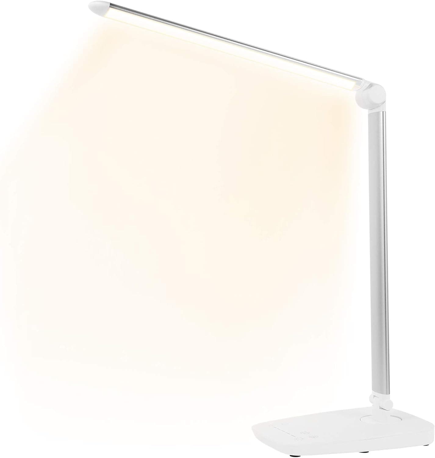 Generetic OSMUMDA ZL-306,Dimmable LED Desk Lamp with USB Charging Port, Folding Reading Light with UL AC Adapter, Touch Adjustable Table lamp, Used in Living Room, Bedroom, Office