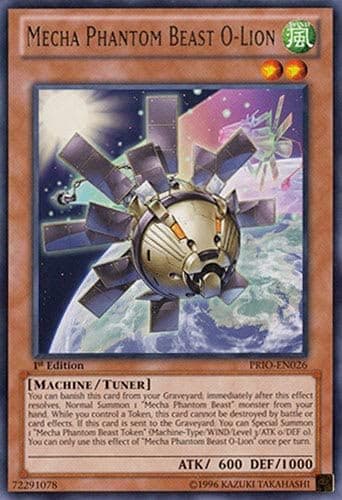 YU-GI-OH! - Mecha Phantom Beast O-Lion (PRIO-EN026) - Primal Origin - 1st Edition - Rare