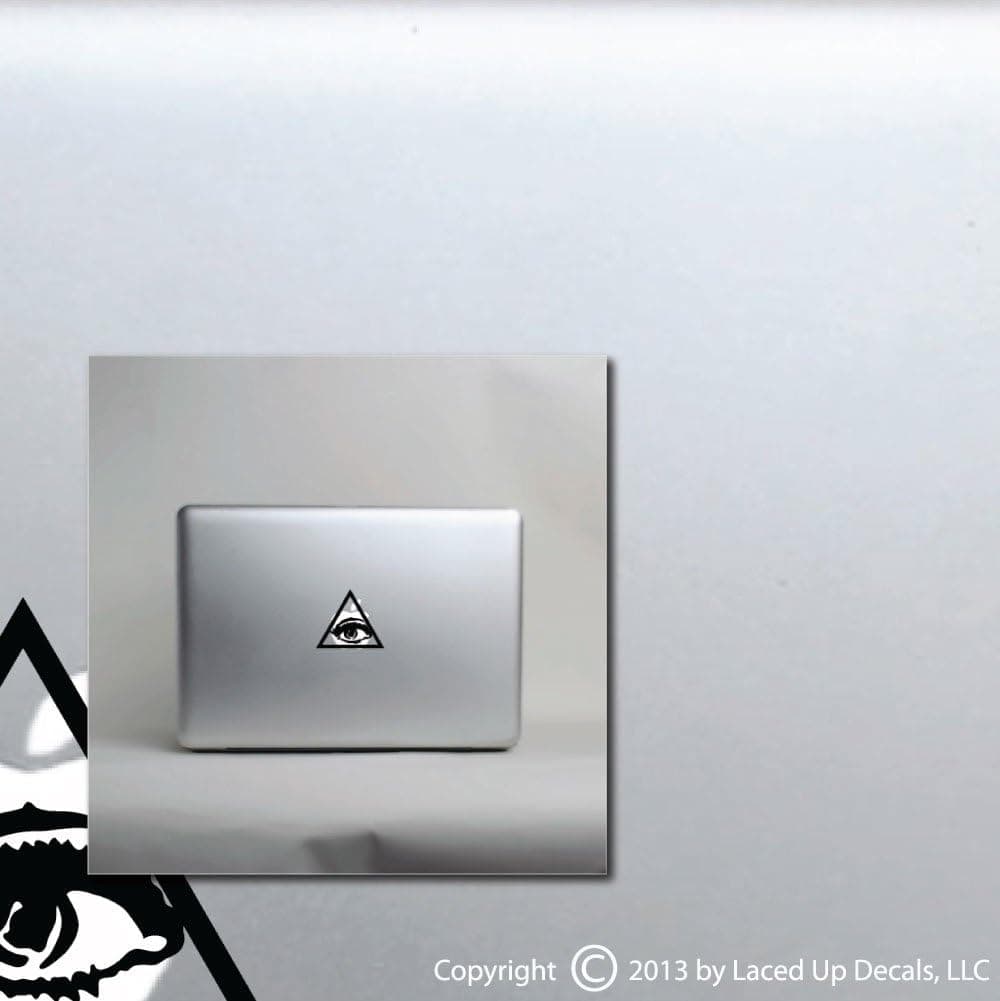 Eye of Providence apple laptop vinyl decal